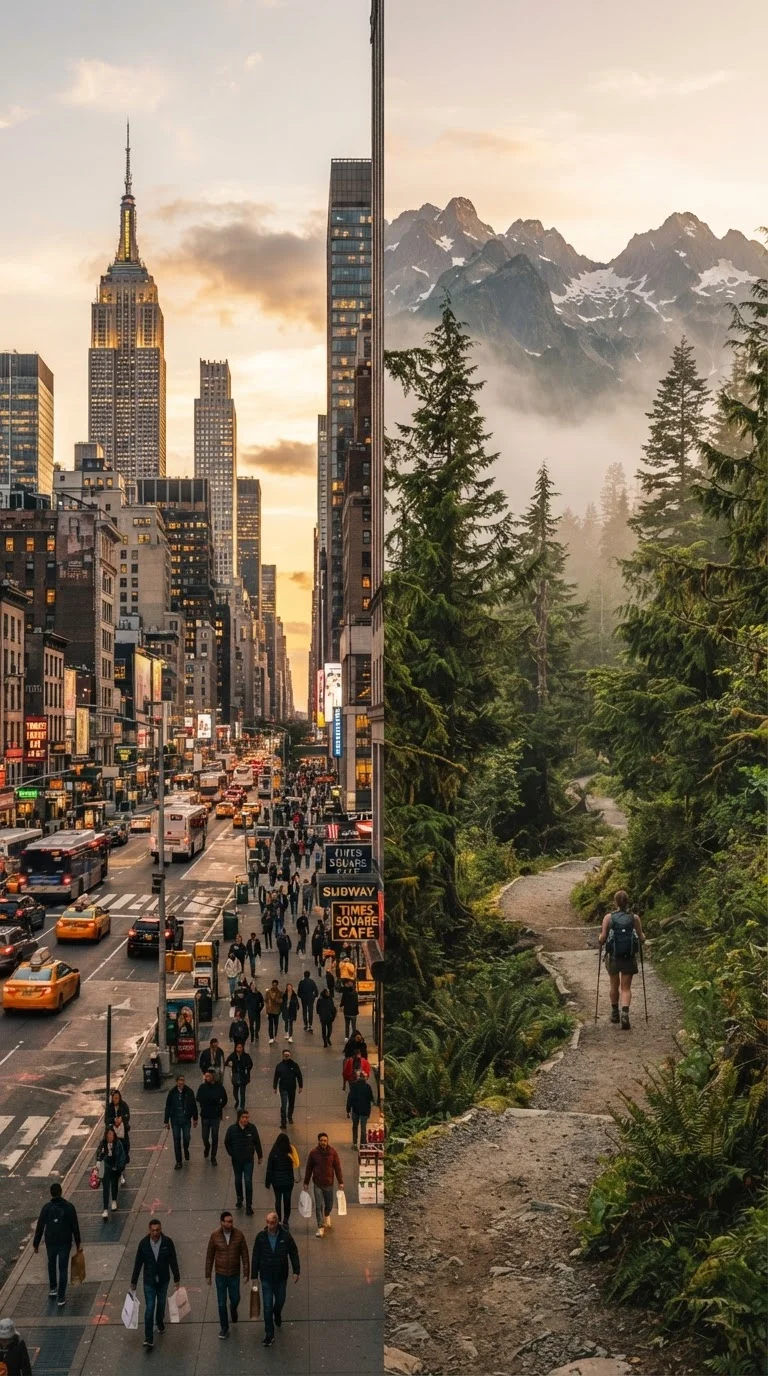 City Break vs. Nature Escape: Choosing the Right Trip Style for You