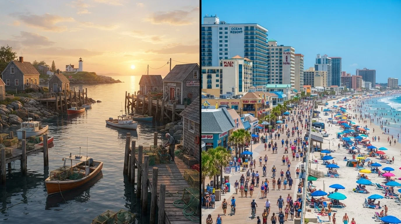 Coastal Towns vs. Major Beach Cities: Understanding the Difference