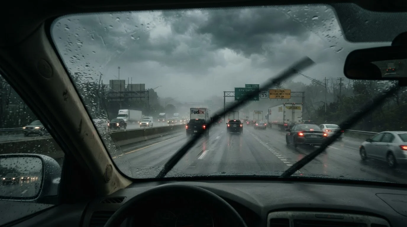 Driving in Bad Weather: Rain, Snow, Fog, and High Wind Compared