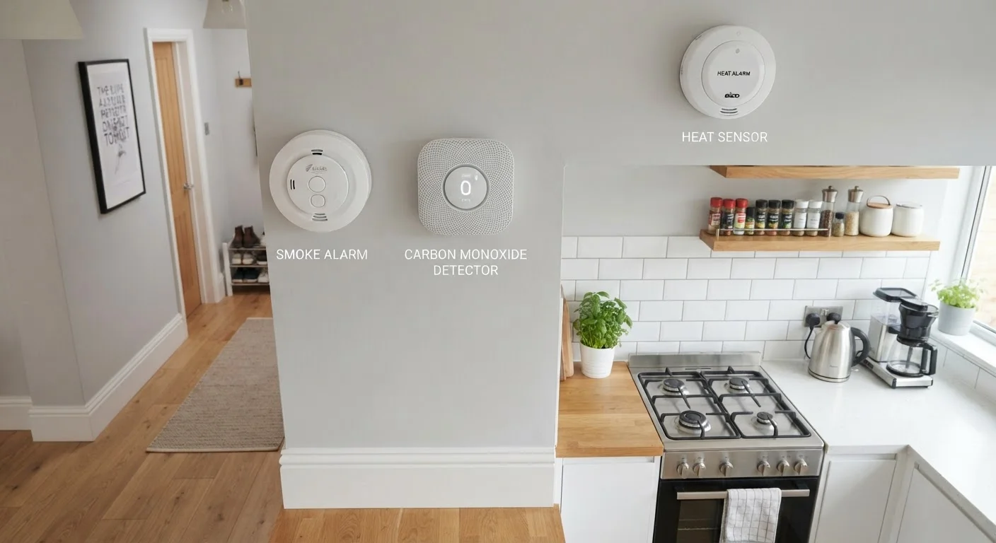 Smoke Alarms, CO Detectors, and Heat Sensors: What Each One Actually Does