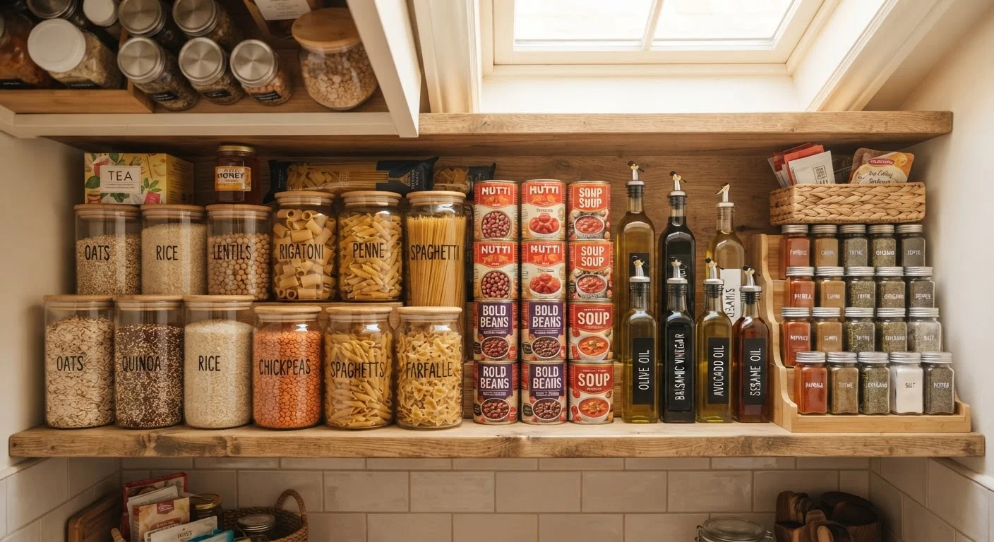 Stocking a Pantry That Makes Weeknight Cooking Actually Manageable