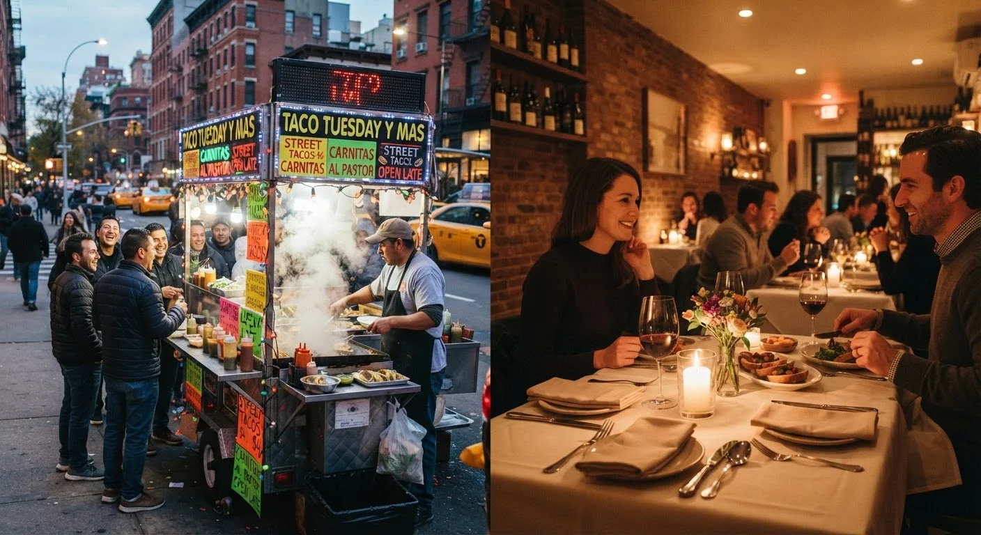 Street Food vs. Restaurant Dining: How Each Shapes the Way Americans Experience Cuisine