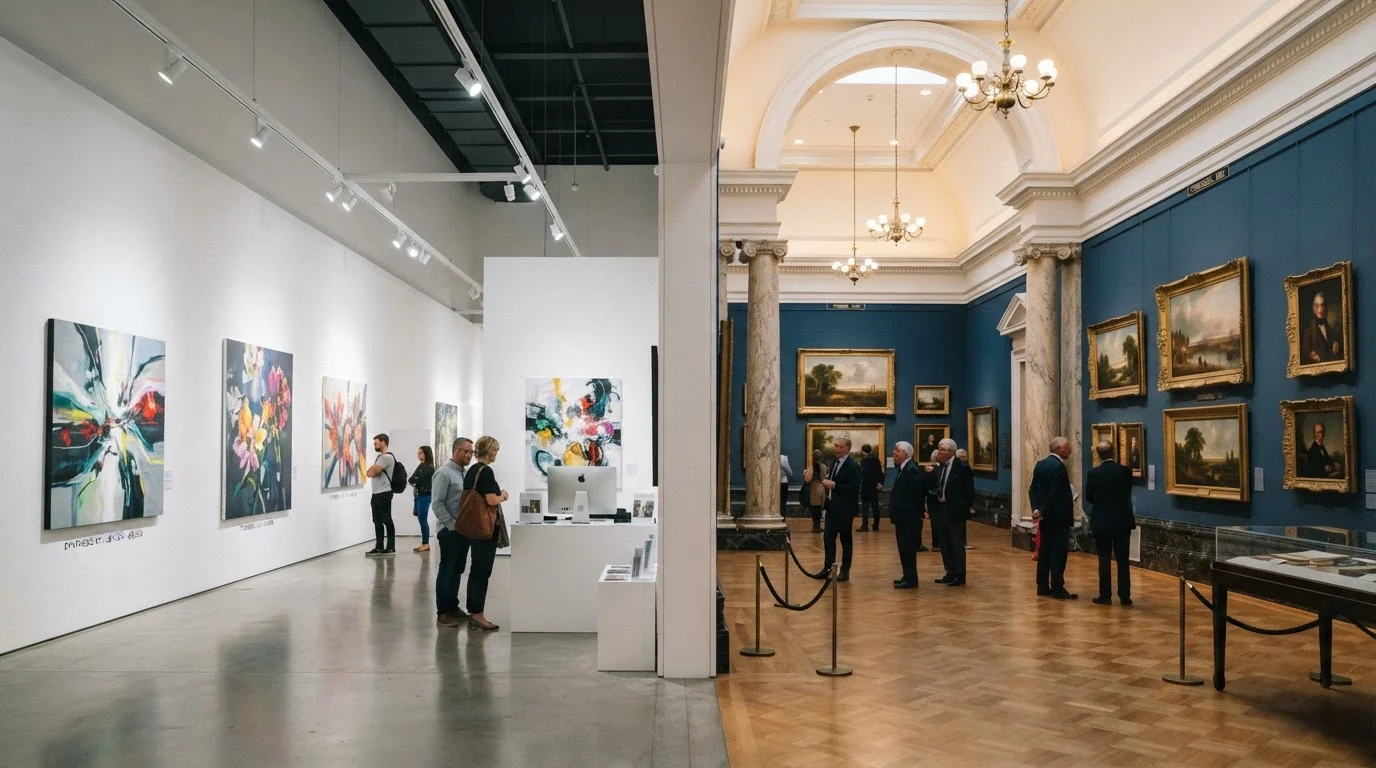 The Difference Between a Gallery and a Museum — and Why It Matters