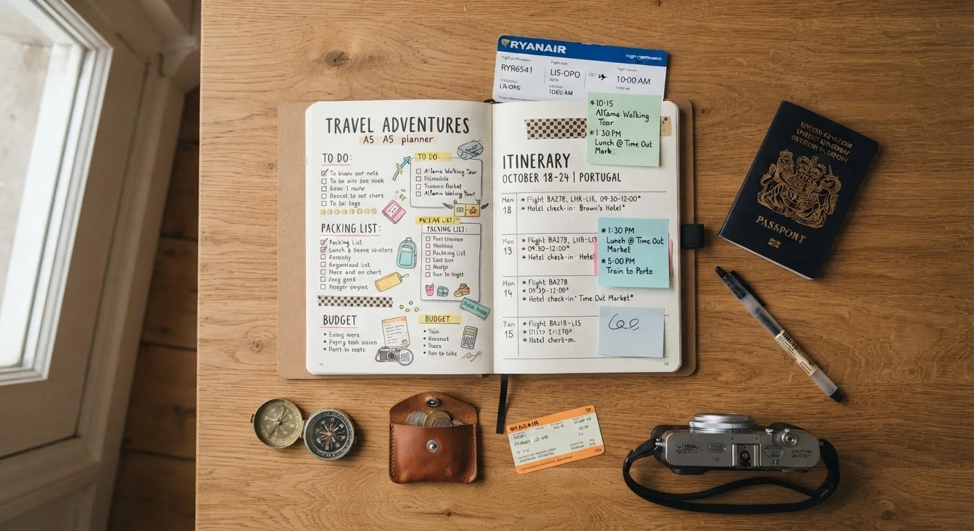 The Difference Between a Travel Itinerary and a Travel Schedule