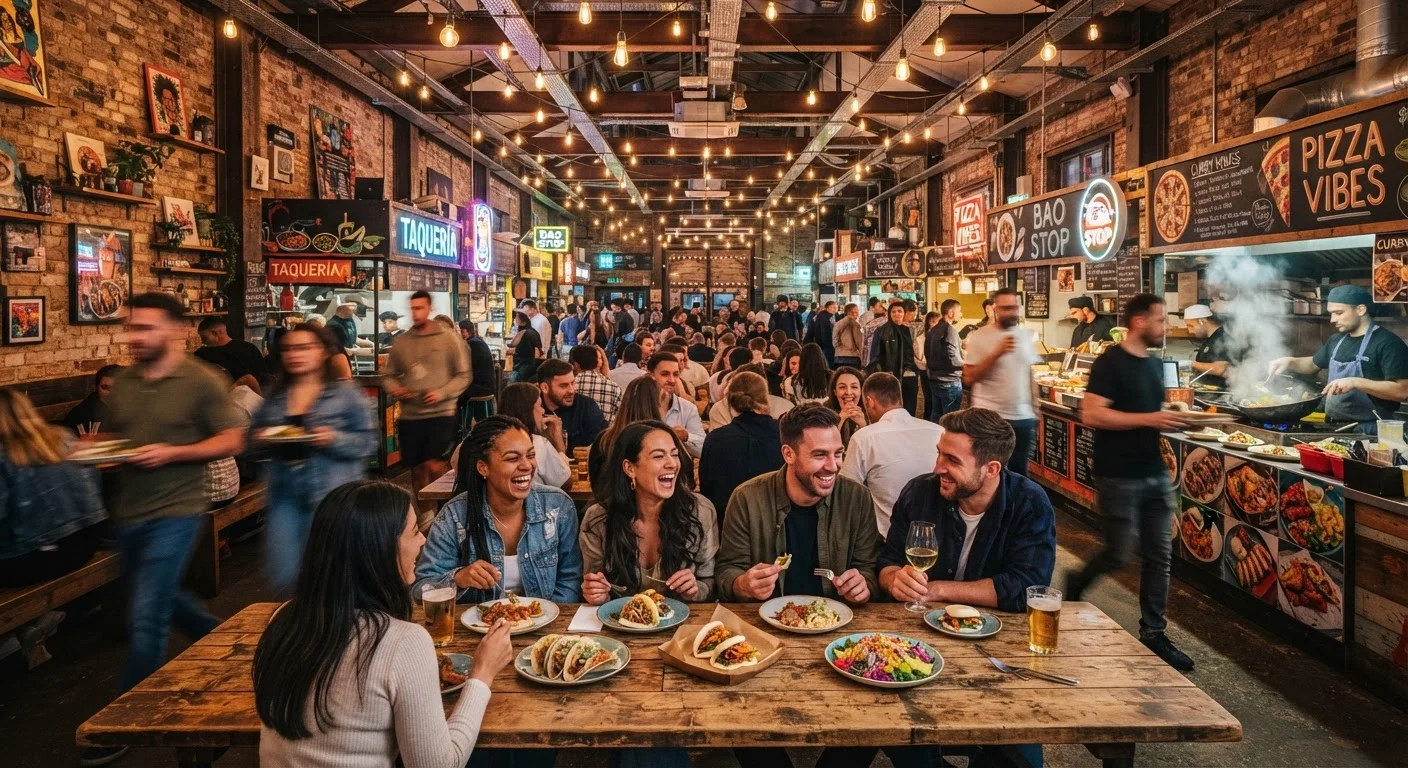 Why Food Halls Are Replacing Food Courts in American Cities